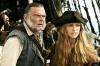 Kevin McNally and Keira Knightley in Walt Disney Pictures' Pirates of the Caribbean: Dead Man's Chest