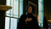 Meryl Streep as Sister Aloysius. Photo Credit: Miramax Film Corp 